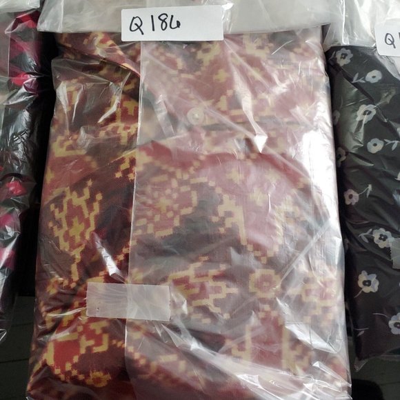 Ralph Lauren Womens Red Tan Southwest Popover Blouse Size XL Long Sleeve Flowy - Picture 8 of 8